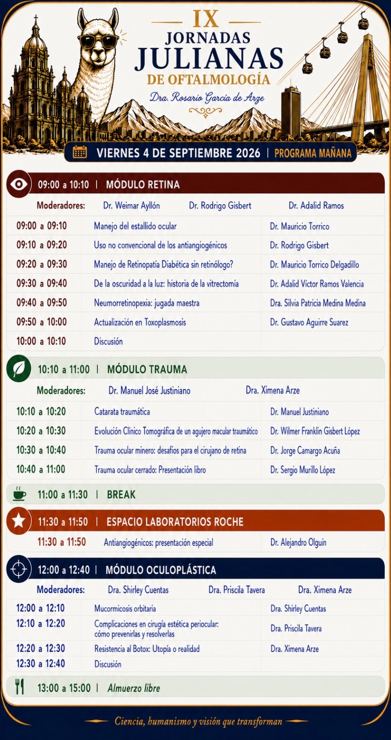 IX Jornadas Julianas de Oftalmología - Foto 1